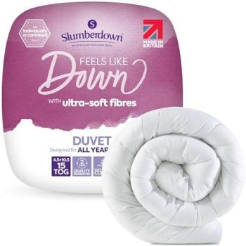 All‑Season LuxeWhite 13.5 Tog Down Duvet – King