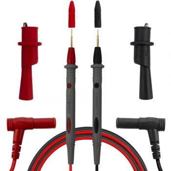 Multimètre Pratique avec Fils de Test et Clips