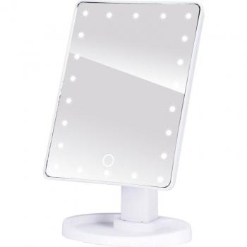 LED Makeup Mirror with Adjustable Touch Screen and 2 Color Options