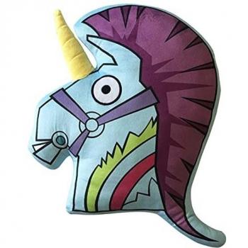 Coussin lama licorne Lyo Fortnite 40 cm rose