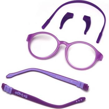 Lightweight Anti-Blue Light Round Glasses for Children