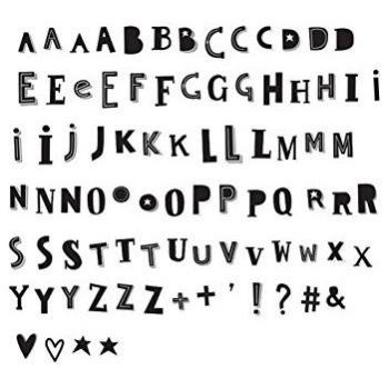 Letras Funky para Lightbox A Little Lovely Company LTLE023