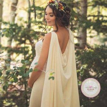 Vestido fotográfico para mujeres embarazadas