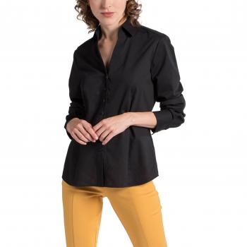 Classic Uni‑Farbig: Eterna Langarm Bluse Modern