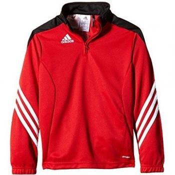 Adidas Kindershirt Sereno 14, Universitätsfarben Rot/Schwarz/Weiß, 128 cm