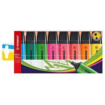 Stabilo Boss Original Multi‑Colour Highlighter Wallet