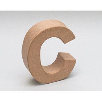 Pappbuchstabe C (Höhe 17,5 cm, Tiefe 5,5 cm)