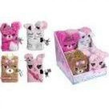 Tagebuch bb Cuties Katze bb klostermann Plüsch mit Schloss rosa