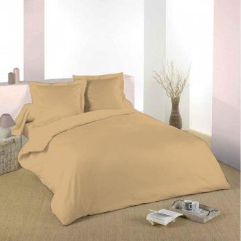 Housse de couette King Size Taupe 260 x 240 cm