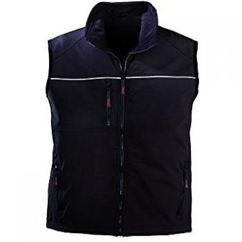 Gilet Noir Softshell Yang Reflex