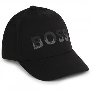 Gorra Sintética Negra Boss Kidswear para Niños