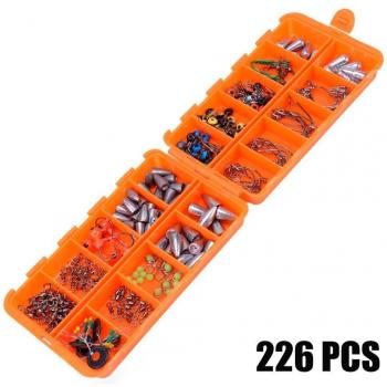 Kit d'attirail de pêche 226 pièces