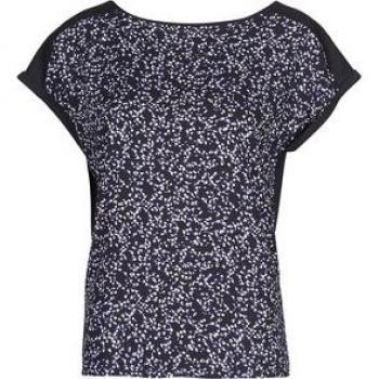 T-shirt Esprit MODAL PRINT Bleu S