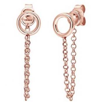 Orecchini Circolari in Argento 925 per Donna