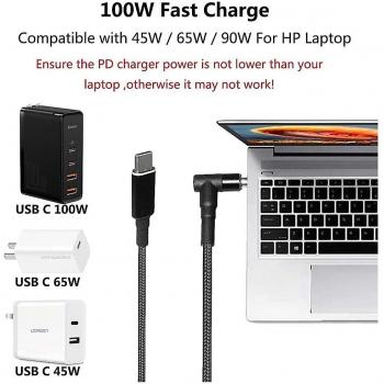 Convertidor de Corriente USB C 4.5x3.0mm