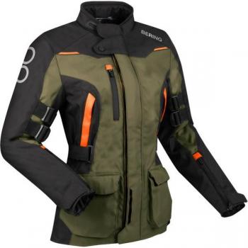Bering Zephyr Giacca Donna Moto Impermeabile Nero Marrone 38