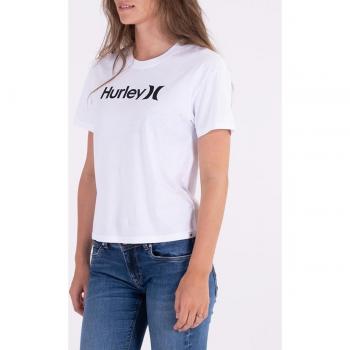 T-shirt femme o&o core blanc manches courtes