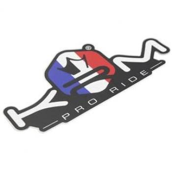 Autocollant KRM Pro Ride bleu et blanc XL