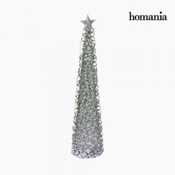 Eisen Weihnachtsbaum Silber (8 x 8 x 40 cm)