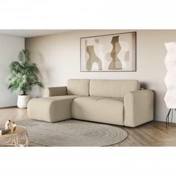 Ecksofa INOSIGN „Zacharia“ Schlafsofa (L‑Form) mit integriertem Bettkasten, Maße: 250 x166 x86 cm