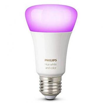 Philips Lighting Lampadina LED Ambiance Bianca e Colorata, E27, 9.5 W, Argento, Singola