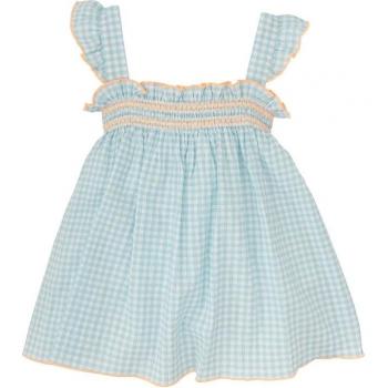 Conjunto Vichy Infantil – Vestido y Falda en Verde