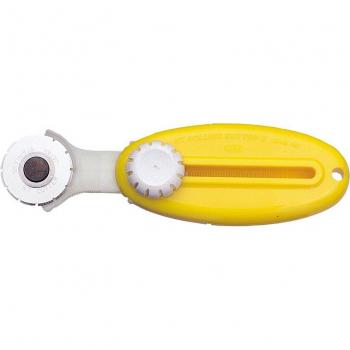 Cutter rotatif en plastique NT CUTTER – Couleur jaune