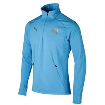 Marseille PUMA Training Fleece Top – Dark Blue