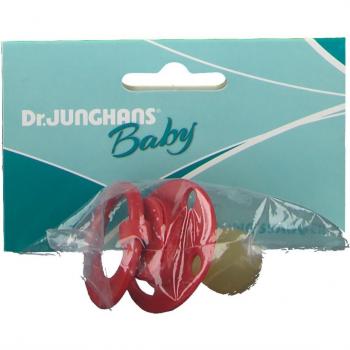 Beruhigungs‑Saugkirsche Dr. Junghans – ab 6 Monat, roter Latex