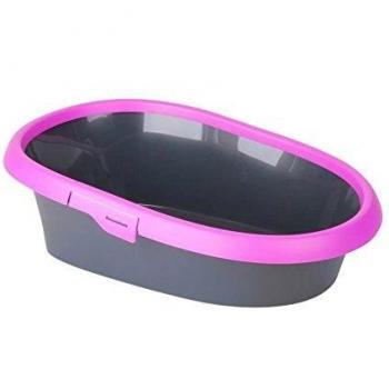 Bac à litière pour chat 58x39x17 cm