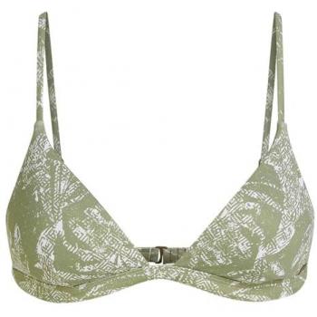 Green Jungle Textured Tri-Bikini Top – O'Neill Seaside Line, Size 36, Female