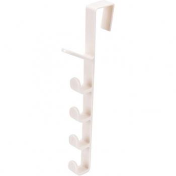 5-Hook Clothes Hanging Shelf