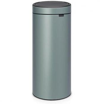 Pattumiera Brabantia Touch Bin Verde Menta, 30 L, in metallo