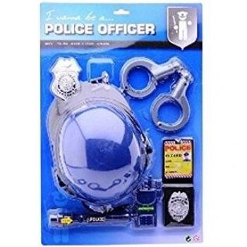 Johntoy Premium Police Pack – Helme, Handschellen & Polizeimarken