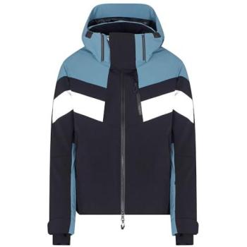 EA7 pour homme Veste de ski Cortina Colorblock noir, bleu (L) – Casuel Sport Polyester Neige De plein air