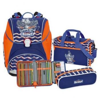 Scout Alpha Schulranzen: Wings‑Set, 4‑Teile-Paket
