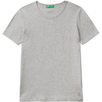 Feines Rippen-T-Shirt von Benetton