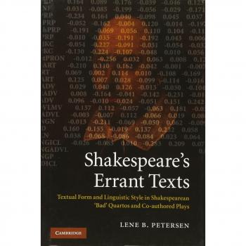 Shakespeares errant texts hardcover