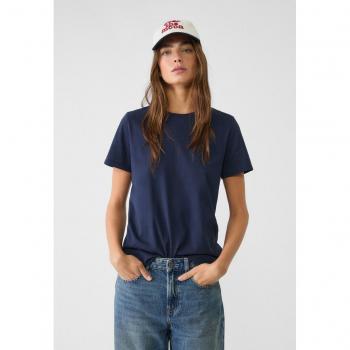 Stradivarius Classic Navy Short Sleeve Top M