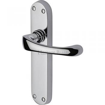 Chrome‑Finished Gloucester Lever Latch Duo