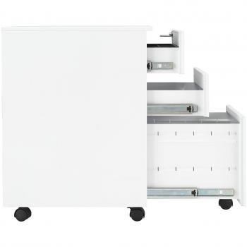 Mobile Type 3 Half Glazed Partition Silver Frame