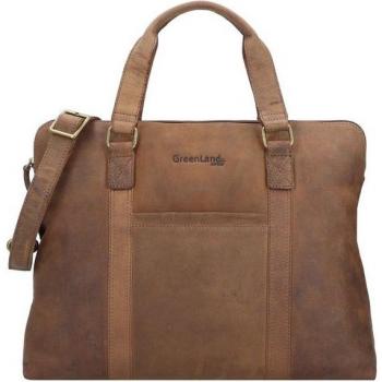 Montenegro Leather Briefcase with Laptop Compartment
