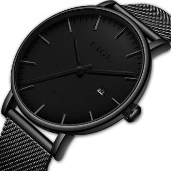 Montre Bracelet Noir LIGE 9967A