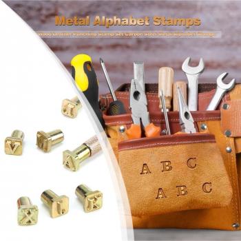 Poinçon 6mm Acier Carboné – Pack Alphabet pour Artisans