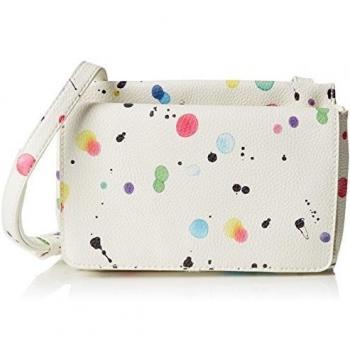 Billetera Desigual MONE_MAGNETIC NEW Splatter, Mujer, Color Blanco