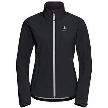 Schwarze Odlo Lolo Softshell Jacke für Damen – Größe XL