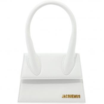 Borsa a mano Le Chiquito Moyen in pelle bianca