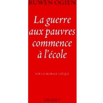 La guerre aux pauvres commence à l'école