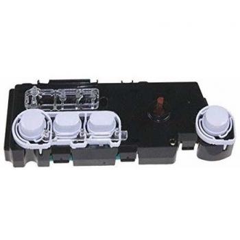 Interface de contrôle avec bouton et LED pour lave-vaisselle Indesit