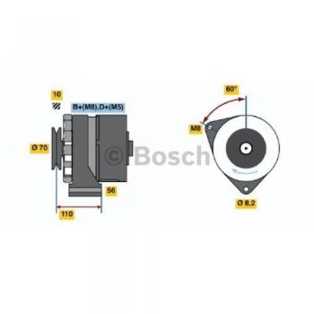 BOSCH Lichtmaschine 0 986 034 150